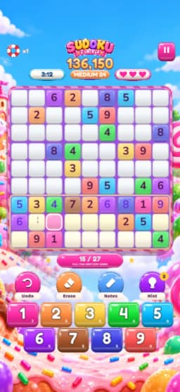Sudoku Endless Puzzle gameplay